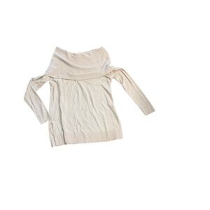 Caslon baby pink Off-Shoulder Long Sleeve Tunic